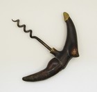 Vintage Corkscrew Jeanmarc Laroche Paris Male Female Bronze Functional Sculpture
