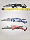 Folding Utility Knife Mini Keychain Box Cutter Pendent-pocket Knife clip On Tool