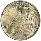 1922 Peace Dollar - Unc - Monster Rainbow Tone Striped Toning   inv 127 