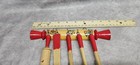 Hand Made Decorative Red Wall Decor Kitchen Miniature Utensil Set Of 5  read 