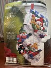 Bucilla Felt Stocking Applique Kit 18  Long Snow Fun 86108