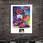 Muhammad Ali  Signed Coa Framed Artwork 36 h X 24 w Was  3 995 Now  495