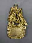 Vintage Antique Metal Bird rabbit Brass Wall Mount Hunting Theme Match Holder 8   
