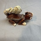 Squirrel Jeweled Trinket Box   Hinged