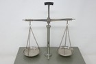 Antique Traveling Jeweler Apothecary Balance Pan Scale Brass Weights W  Germany