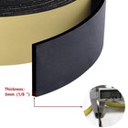 Tolanbbt High Density Foam Insulation Tape Adhesive 33ft X 1 8   X 2    Black 