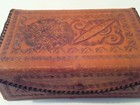 Vintage House Of Oppenheim Mayan Calendar Handcrafted Tooled Genuine Leather Box