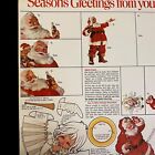 Coke Bottler Toys Vintage Christmas Santa Claus Coca-cola Toy Tags 1960s Set 3