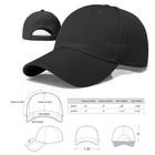 Wholesale 12 Pieces Classic Plain Baseball Cap Hat Adjustable Size Solid Color