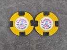 Castaways Las Vegas Nevada 2x  500 Casino Poker Chips 1964 1987