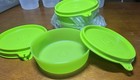 New Tupperware Little Wonders Set Of 4 Green With Green Seals New Bpa Free Ship