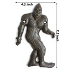 Cast Iron Bigfoot Wall Decor Sasquatch Metal Plaque Sign Rustic Cabin Art 7 5 