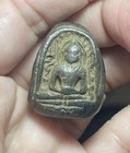 Vintage Thai Buddha Amulet Seated Buddha Sacred Buddhist Talisman Thailand