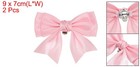 2pcs Women Bow Shoe Clips Satin Detachable Bowknot Shoe Clips Light Pink