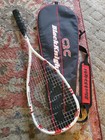 Black Knight C2c Nxs White Canadian Maple Lead Squash Racquet Great Shape 