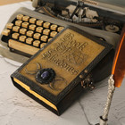 Leather Journal Blank Book Of Shadows Spell Books Vintage Notebook With Semi Pre