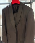 Brooks Brothers Madison Fit Black Shawl Collar Tuxedo 40s 32x28 5 1 Button Wool