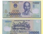 2 X 500 000 Vietnamese Dong Banknotes 1 000 000 Vnd Vietnam  500000 X 2  1000000
