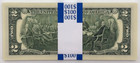 New Uncirculated Two Dollar Bills Series 2017a  2 Sequential Notes  Lot Of 50