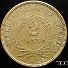 1864 Two Cent Piece   Awesome Original 2c Coin   Free Shipping   Tcc