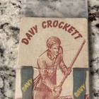 Vintage 1950s Davy Crockett Child Suspenders On Original Card - Walt Disney B2