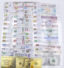 100 Pcs Different Banknotes Paper Money Unc From 50 Countries Collection Gift