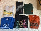  lot Of 6  Vintage 1980s T-shirts Single Stitch Usa 1990s As Is Distressed