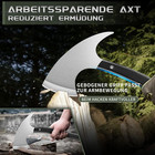 Tactical Axe  Camping Survival Hatchet  Full Tang Tomahawk With Sheath  Multi   