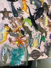 Lot Of 55 Plastic Animals Figures Various Sizes And Colors