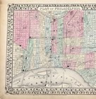 1869 Philadelphia  Map Original   13x11  Mitchell Atlas - Pennsylvania