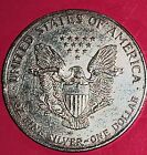 2000 Millennium Eagle Gold Plated 99 9  Silver U s  Dollar Coin 1 Troy Ounce