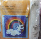 Vtg 1980s New Sealed Creative Circle 6035 Peaceful Rainbow Latch Hook Rug Kit