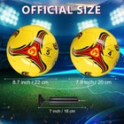 Deekin 6 Pcs Soccer Ball Bulk With Pump Size 5 4 3 Soccer Ball For Indoor Outdoo