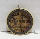 League Of American Wheelmen Bicycle Celluloid Pinback Button Pepsin Gum Vintage