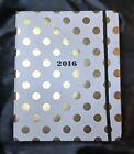Kate Spade New York Gold Polka Dot 2016 Agenda Schedule Planner Never Used