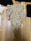 Large Lot Of Antique Victorian Vintage Lace Trims Scraps For Projects French  F