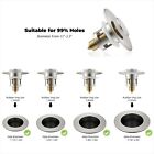 Upgraded All Metal Pop Up Sink Drain Stainer universal Bathroom Sink Stopper