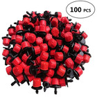 100 Pcs Adjustable Irrigation Drippers 1 4  Micro Drip Watering System