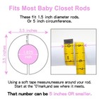 Baby Closet Dividers Pink Baby Closet Organizer For Nursery Baby Clothes Size   