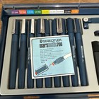 Staedtler Mars Matic 700 S9 Set Of 9 Technical Pens In Case Germany With Box