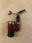 Vtg Rekord Bruyere Lidded Briar Wood German-made Tobacco Smoking Pipe
