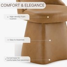 Swivel Dining Chairs Set Of 1  Upholstered Mid Century Modern Deskchair With    