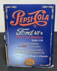 Golden Wheel Pepsi Cola 100th Memorable Ford 40 s Die-cast Coin Bank  35430 Nib