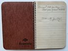 Vintage 1950 Memorandum Book Budget Ledger From One Family In Topeka Kansas