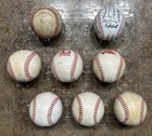 Lot Of 8 Rawlings Wilson Used Vintage Baseballs 1970 1980s All Star World Series