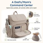 Diaper Bag Backpack  Baby Bag With Waterproof Changing Pad And