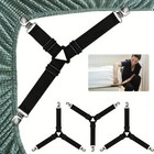 4pcs Adjustable Bed Sheet Holders Straps Grippers Mattress Fasteners Anti Slip