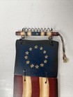 Mini 7    Old Glory 1776 Flag Americana Wood Plank Vertical Hanger New Usa 250