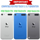 For Ipod Touch 5th 6th 7th Gen Case  Case Cover   Tempered Glass Protector