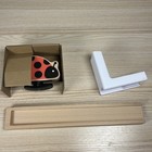Lovevery Look At Me Ladybug Toy 0-2m Wood Baby Toy Marked - Damaged Packaging